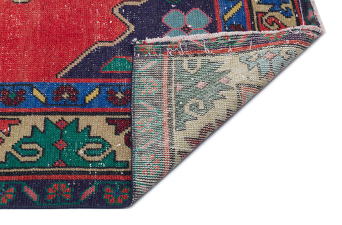 Kavala Kırmızı Klasik Yün El Dokuma Halısı 143 x 330 Apex Unique
