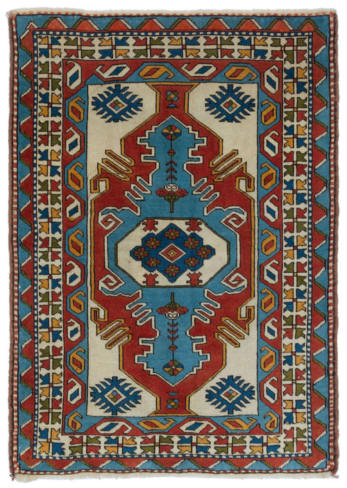 Kavala Kırmızı Klasik Yün El Dokuma Halısı 127 x 175 Apex Unique