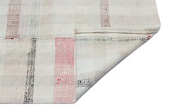Girit Bej Çizgili Yün El Dokuma Halısı 137 x 330 Apex Unique