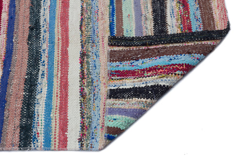 Girit Bej Çizgili Yün El Dokuma Halısı 150 x 383 Apex Unique