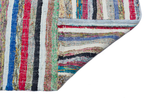 Girit Bej Çizgili Yün El Dokuma Halısı 165 x 320 Apex Unique