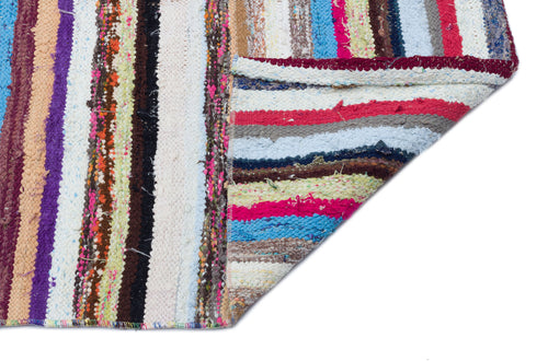 Girit Bej Çizgili Yün El Dokuma Halısı 176 x 306 Apex Unique