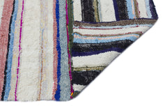 Girit Bej Çizgili Yün El Dokuma Halısı 174 x 313 Apex Unique
