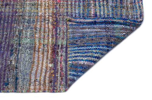 Girit Bej Çizgili Yün El Dokuma Halısı 162 x 341 Apex Unique