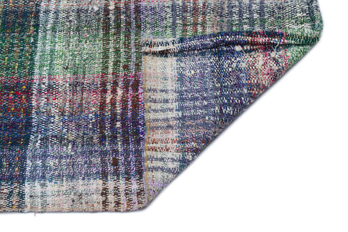 Girit Bej Çizgili Yün El Dokuma Halısı 164 x 293 Apex Unique