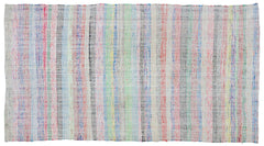 Girit Bej Çizgili Yün El Dokuma Halısı 148 x 273 Apex Unique
