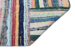 Girit Bej Çizgili Yün El Dokuma Halısı 156 x 274 Apex Unique