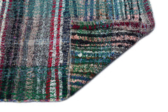 Girit Bej Çizgili Yün El Dokuma Halısı 135 x 357 Apex Unique