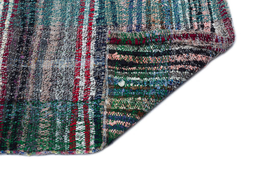 Girit Bej Çizgili Yün El Dokuma Halısı 135 x 357 Apex Unique