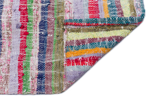 Girit Bej Çizgili Yün El Dokuma Halısı 146 x 300 Apex Unique