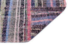 Girit Bej Çizgili Yün El Dokuma Halısı 138 x 300 Apex Unique