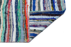 Girit Bej Çizgili Yün El Dokuma Halısı 150 x 304 Apex Unique