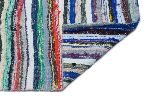 Girit Bej Çizgili Yün El Dokuma Halısı 150 x 304 Apex Unique