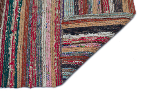 Girit Bej Çizgili Yün El Dokuma Halısı 173 x 253 Apex Unique