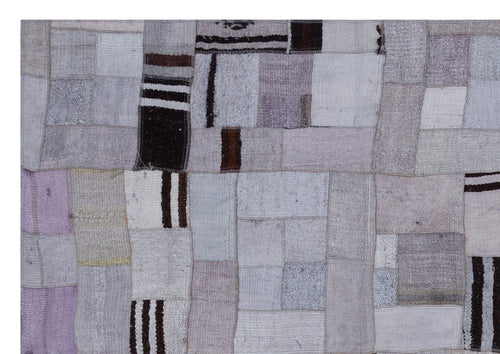 Teselya Mavi Patchwork Yün El Dokuma Halısı 160 x 230 Apex Unique