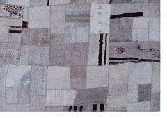 Teselya Mavi Patchwork Yün El Dokuma Halısı 160 x 230 Apex Unique