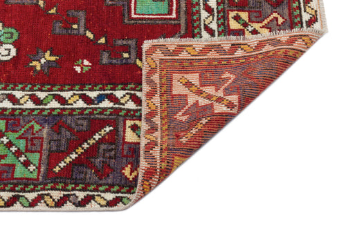 Kavala Kırmızı Klasik Yün El Dokuma Halısı 135 x 177 Apex Unique