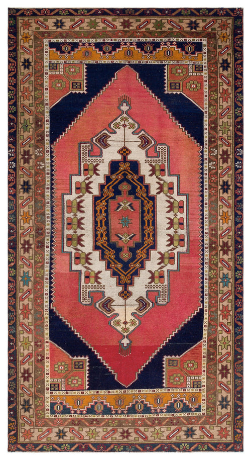 Kavala Kırmızı Klasik Yün El Dokuma Halısı 145 x 276 Apex Unique