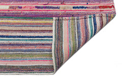 Girit Bej Çizgili Yün El Dokuma Halısı 180 x 251 Apex Unique