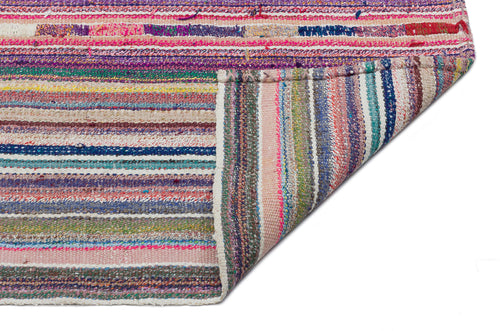 Girit Bej Çizgili Yün El Dokuma Halısı 180 x 251 Apex Unique