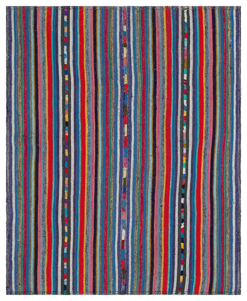 Girit Bej Çizgili Yün El Dokuma Halısı 179 x 228 Apex Unique