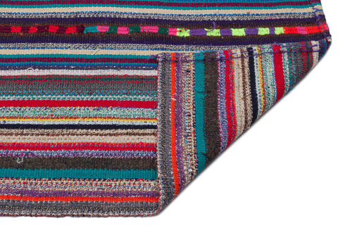 Girit Bej Çizgili Yün El Dokuma Halısı 175 x 310 Apex Unique