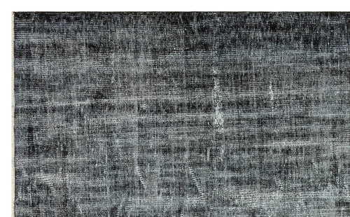 Atina Siyah Eskitme Yün El Dokuma Halısı 167 x 274 Apex Unique