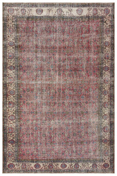 Atina Bej Eskitme Yün El Dokuma Halısı 219 x 323 Apex Unique