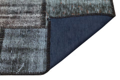 Iskece Gri Eskitme Yün El Dokuma Halısı 122 x 179 Apex Unique