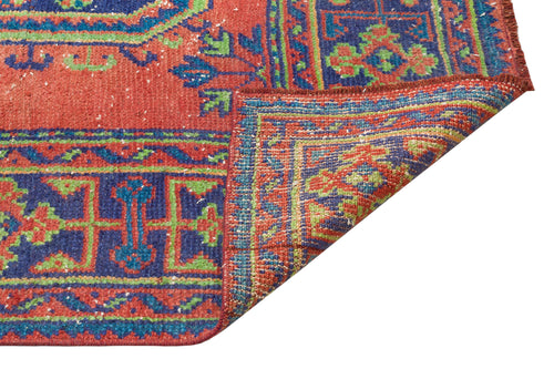 Kavala Kırmızı Klasik Yün El Dokuma Halısı 141 x 347 Apex Unique
