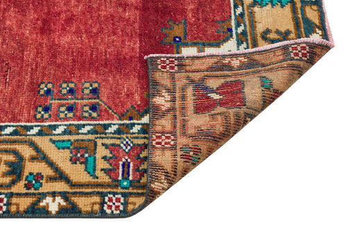 Kavala Kırmızı Klasik Yün El Dokuma Halısı 103 x 164 Apex Unique