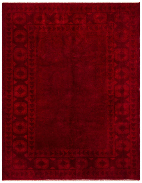 Kavala Kırmızı Klasik Yün El Dokuma Halısı 175 x 220 Apex Unique