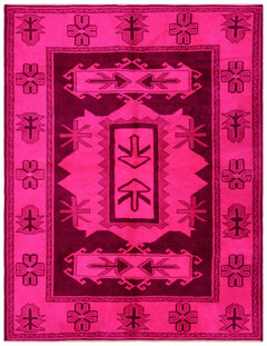 Kavala Pembe Klasik Yün El Dokuma Halısı 180 x 230 Apex Unique