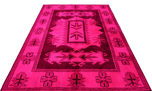 Kavala Pembe Klasik Yün El Dokuma Halısı 180 x 230 Apex Unique