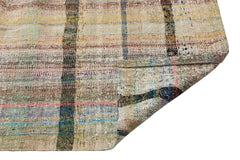 Girit Bej Çizgili Yün El Dokuma Halısı 180 x 277 Apex Unique