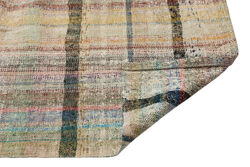 Girit Bej Çizgili Yün El Dokuma Halısı 180 x 277 Apex Unique