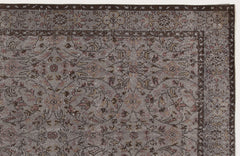 Atina Gri Eskitme Yün El Dokuma Halısı 171 x 300 Apex Unique