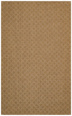 Fohnsdorf Kahverengi Geometrik Pamuk Dokuma Kilim Eko