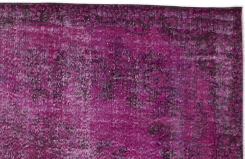Atina Pembe Eskitme Yün El Dokuma Halısı 172 x 277 Apex Unique