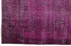 Atina Pembe Eskitme Yün El Dokuma Halısı 172 x 277 Apex Unique