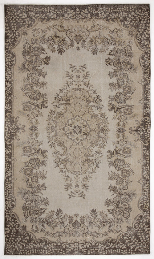 Atina Bej Eskitme Yün El Dokuma Halısı 176 x 302 Apex Unique