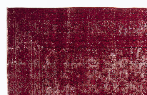 Epir Kırmızı Eskitme Yün El Dokuma Halısı 285 x 375 Apex Unique