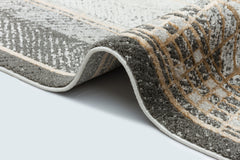 Lakewood Krem Modern Polyester Makine Halısı Apex