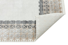 Kansas City Kahverengi Çerçeveli Polyester Makine Halısı Apex