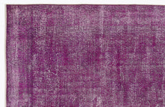 Atina Pembe Eskitme Yün El Dokuma Halısı 184 x 285 Apex Unique