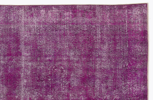 Atina Pembe Eskitme Yün El Dokuma Halısı 184 x 285 Apex Unique