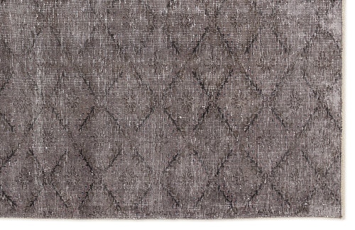Atina Gri Eskitme Yün El Dokuma Halısı 171 x 274 Apex Unique