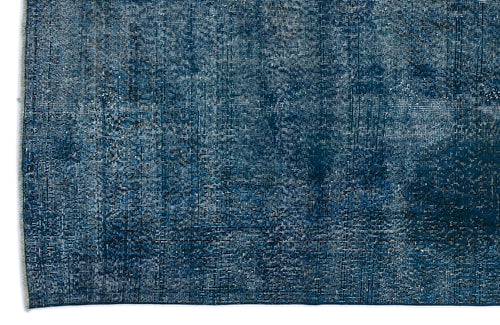 Atina Turkuaz Eskitme Yün El Dokuma Halısı 193 x 337 Apex Unique