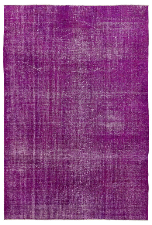 Atina Pembe Eskitme Yün El Dokuma Halısı 188 x 277 Apex Unique