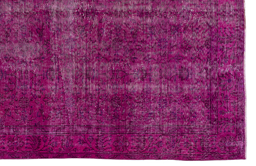 Atina Pembe Eskitme Yün El Dokuma Halısı 162 x 268 Apex Unique